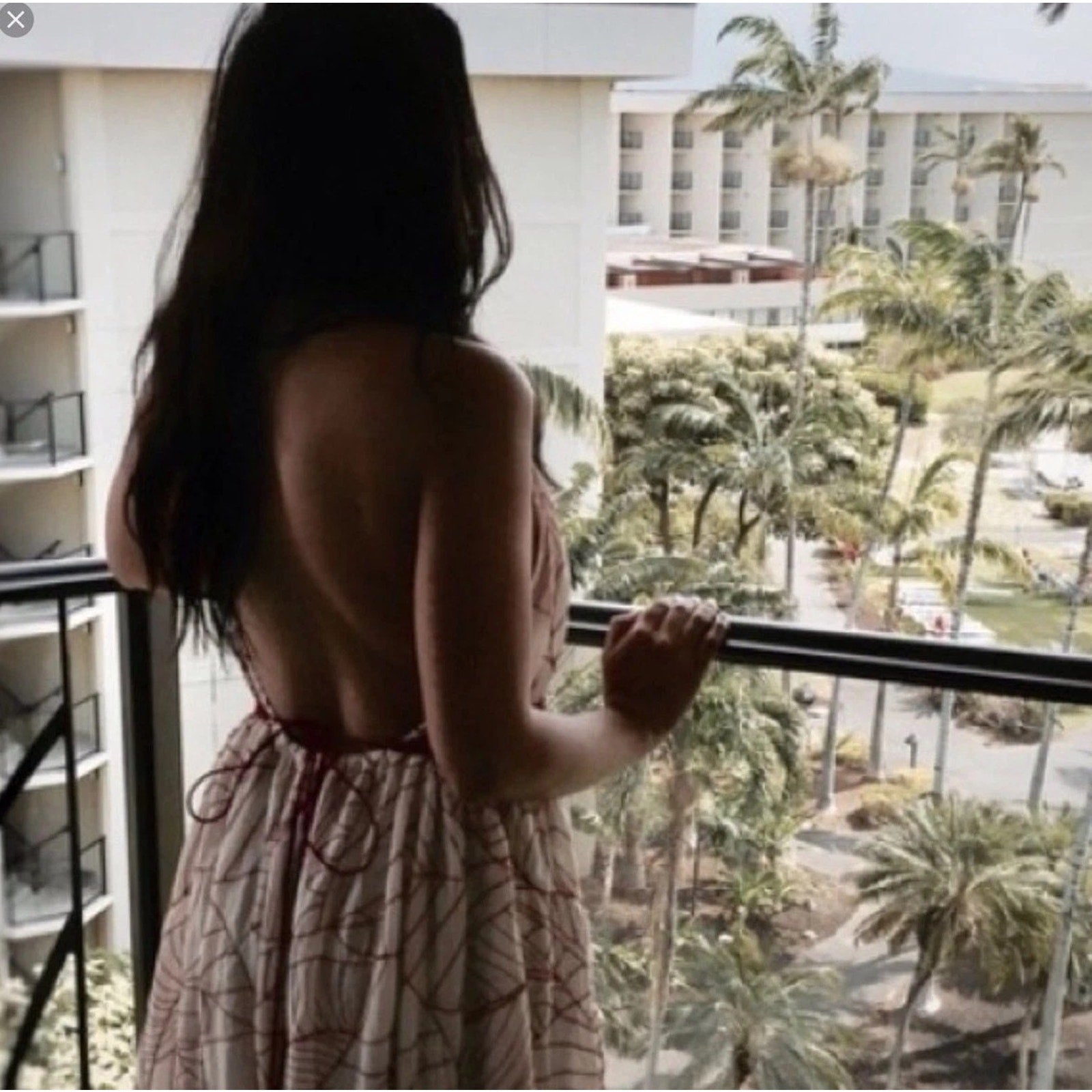 Anthropologie Lilka Samarkand Maxi Wrap Halter Embroidered Dress PXS/PS