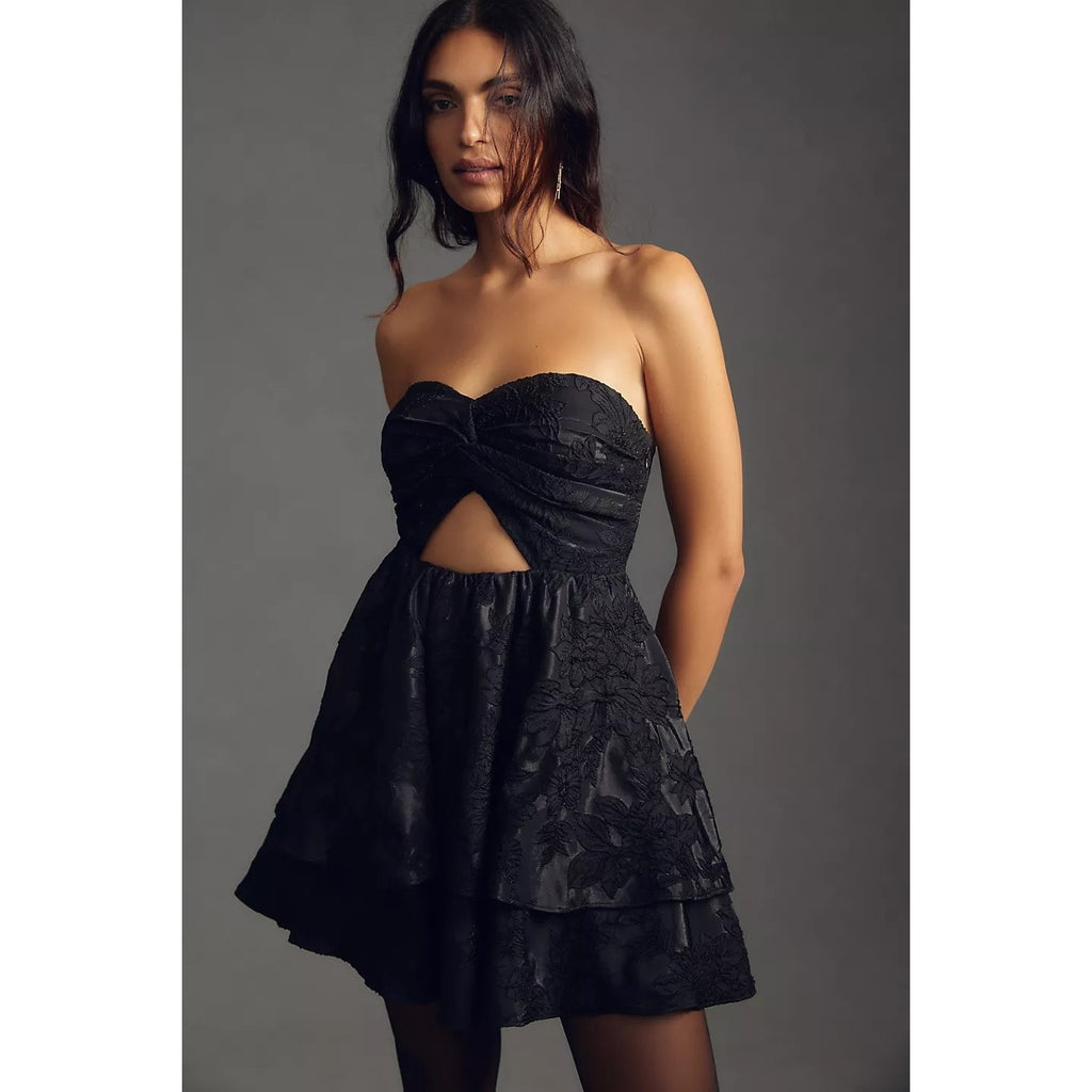 Anthropologie Bhanuni by Jyoti Strapless Mini Dress $198 XS